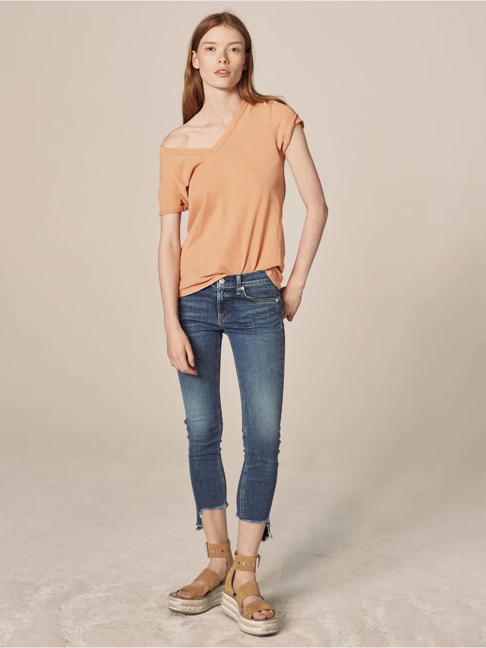 Rag & Bone capri jeans in Hampton wash size 25